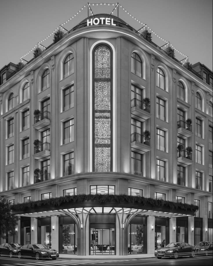 Multi-storey urban hotel in Toronto